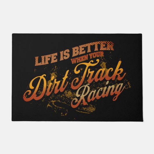 Het leven is beter als je onverharde races deurmat (Voorkant)