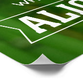 Het leven is beter als je op één lijn zit met Zen  Poster (Hoek)