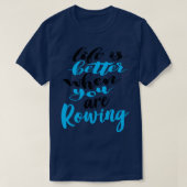 Het leven is beter als je weggaat 3 t-shirt (Design voorkant)