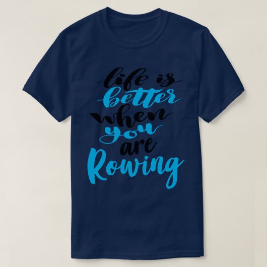 Het leven is beter als je weggaat 3 t-shirt (Design voorkant)