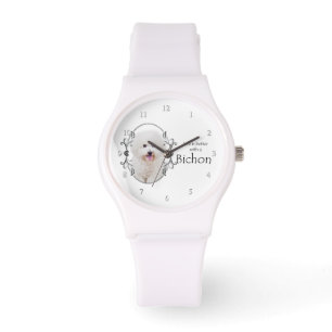 Het leven is beter Bichon Watch Horloge