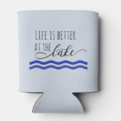 Het leven is beter bij Boatgolven in het meer Blikjeskoeler (Achterkant)