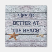 Het leven is beter bij de Beach Magnet (Voorkant)