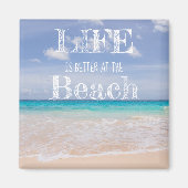 Het leven is beter bij de Beach Magnet (Voorkant)