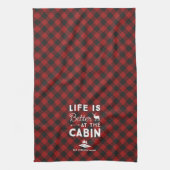 Het leven is beter bij de buffelbekleding van de C Theedoek (Verticaal)
