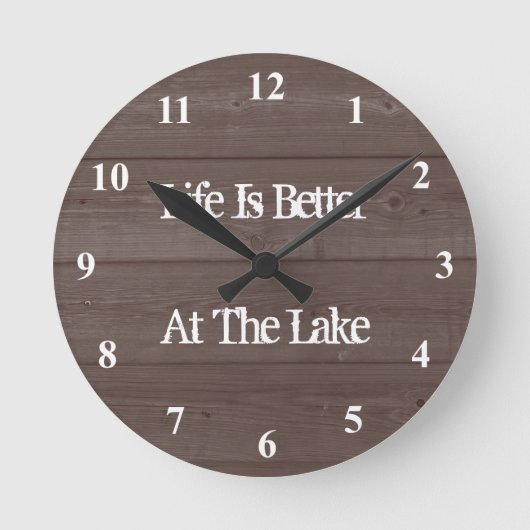 Het leven is beter bij de klok van de houthandwand (Voorkant)
