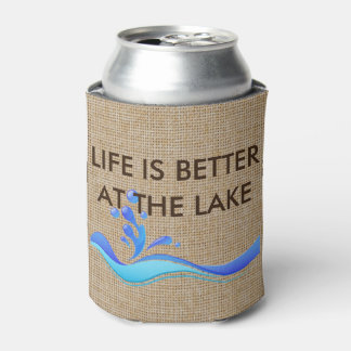 Het leven is beter bij de Lake Burlap Koelbox Blikjeskoeler