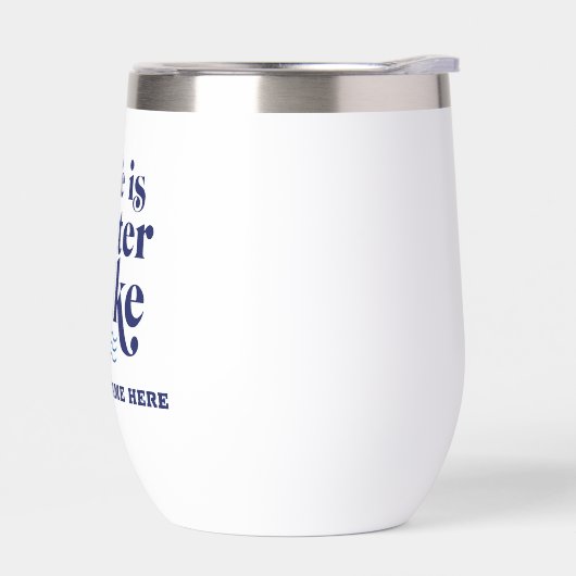 Het leven is beter bij de Lake Custom Lake Name (Links)