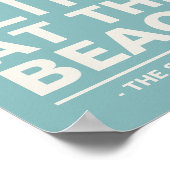 Het leven is beter bij de persoonlijke, persoonlij poster (Hoek)