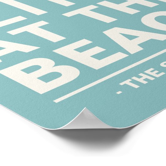 Het leven is beter bij de persoonlijke, persoonlij poster (Hoek)