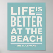 Het leven is beter bij de persoonlijke, persoonlij poster (Voorkant)