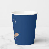 Het leven is beter bij de soep van roestvrij papie papieren bekers (Links)