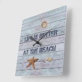 Het leven is beter bij de strand klok (Hoek)