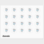 Het leven is beter bij de strand Tanktop Ronde Sticker (Vel)