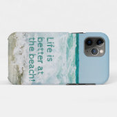 Het Leven Is Beter Bij De Strandgolf Case-Mate iPhone Case (Achterkant (horizontaal))