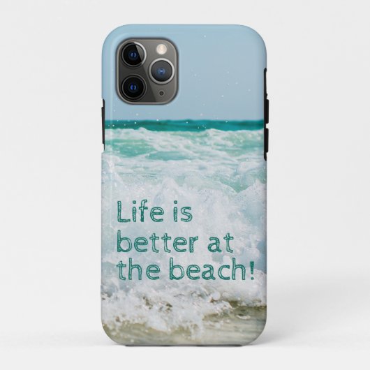 Het Leven Is Beter Bij De Strandgolf Case-Mate iPhone Case (Achterkant)