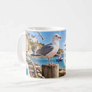 Het Leven is Beter bij de Zee Meeuw Koffiemok