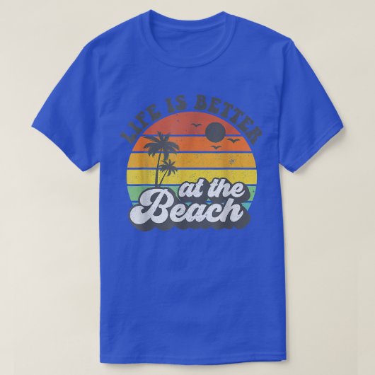 Het leven is beter bij de zomervakantie van de Bea T-shirt (Design voorkant)