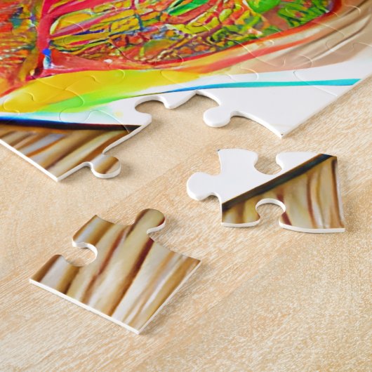 Het leven is beter bij Grandmas home Welkom Legpuzzel (Zijkant)