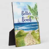 Het leven is beter bij het Kiekencitaat Fotoplaat (Zijkant)