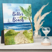 Het leven is beter bij het Kiekencitaat Fotoplaat (Zijkant)