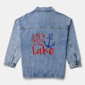 Het leven is beter bij het Lake Denim Jacket (Achterkant)