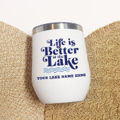 Het leven is beter bij het meer Aangepaste meernaa