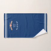 Het leven is beter bij het meer Nautical Bad Handdoek (Handdoek)
