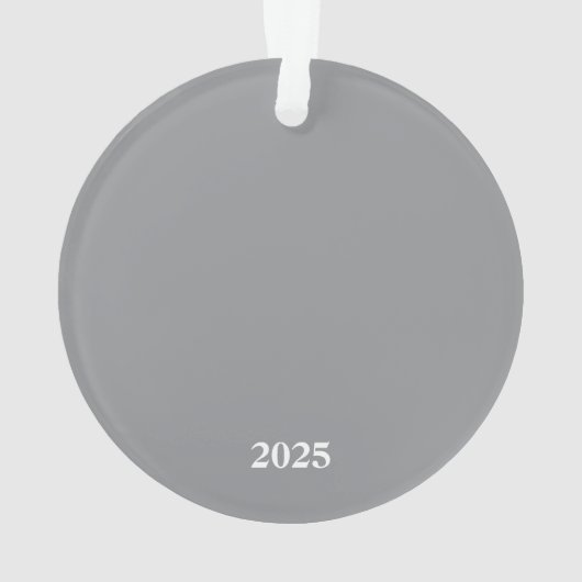 Het leven is beter bij het meer ornament (achterkant)