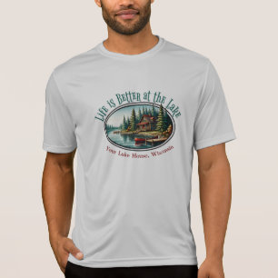 Het leven is beter bij het meer t-shirt