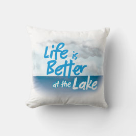 Het leven is beter bij het meerkussen kussen