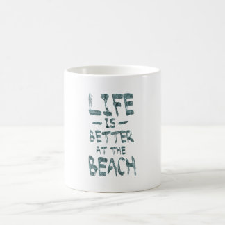 Het leven is Beter bij het Strand Koffiemok