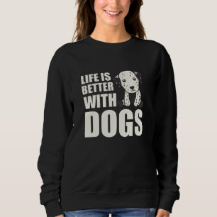 Het leven is beter bij honden met een Dalmatische Trui