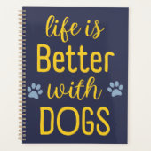 Het leven is beter bij honden planner (Voorkant)