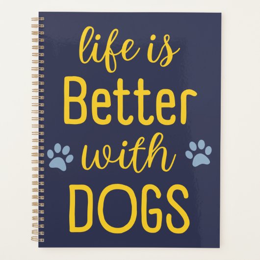 Het leven is beter bij honden planner (Voorkant)