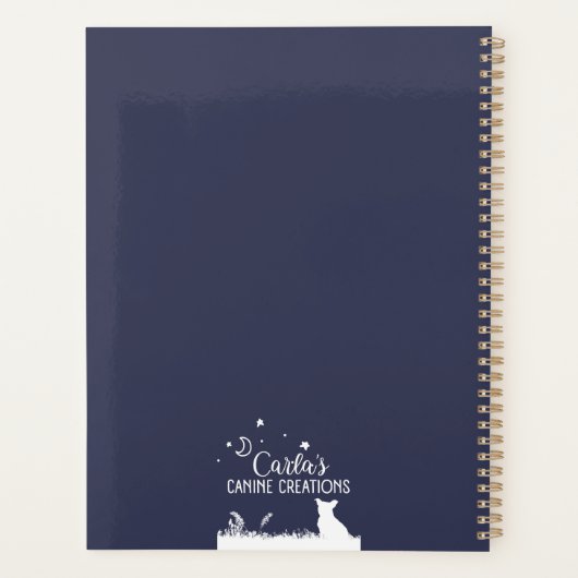 Het leven is beter bij honden planner (Achterkant)