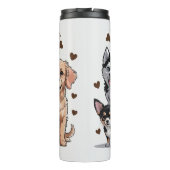 Het leven is beter bij honden thermosbeker (Achterkant)