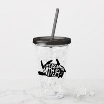 Het leven is beter bij katten | Fun Cat Typografie