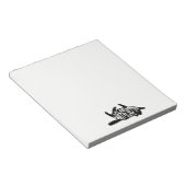 Het leven is beter bij katten | Fun Typografie Notitieblok (Schuin)