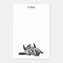 Het leven is beter bij katten | Fun Typografie