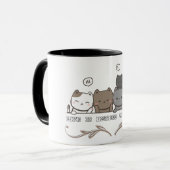 Het leven is beter bij katten mok (Voorkant links)