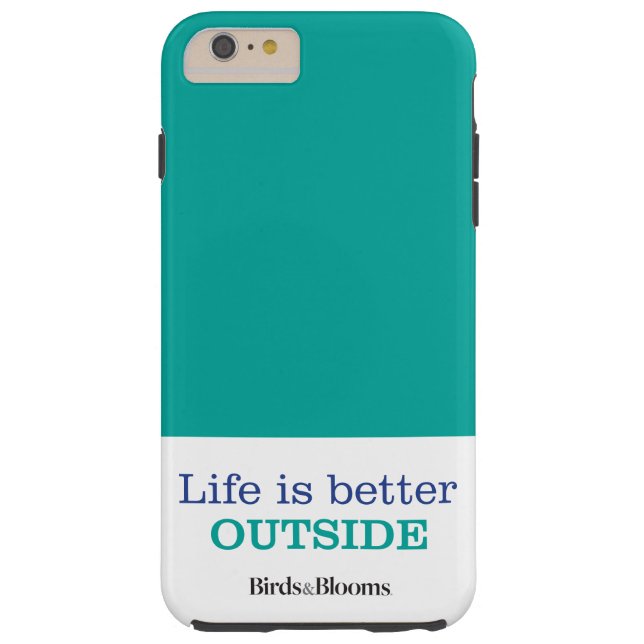 Het leven is beter buiten Case-Mate iPhone case (Achterkant)