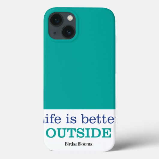 Het leven is beter buiten Case-Mate iPhone case (Achterkant)