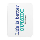 Het leven is beter buiten magneet (Verticaal)