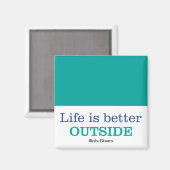 Het leven is beter buiten magneet (Voorkant / Achterkant)