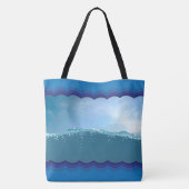 Het leven is beter door de strand tote bag (Achterkant)