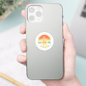 Het leven is beter door kampvuur. sticker (Telefoon)