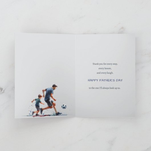 Het leven is beter hand in hand met papa Vaderdag Kaart (Binnen)