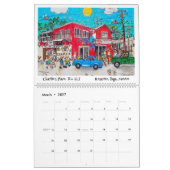 Het leven is beter in Baja. 2027 Kalender (Mar 2027)