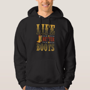 Het leven is beter in Boots Line Dance Dancing Hoodie
